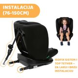 Chicco auto sedište Mokita Black, 76-150cm Isofix | ePonuda.com