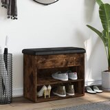 Klupa za cipele boja dimljenog hrasta 62x32x50 cm drvena | Eponuda.ba