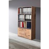 Livetastic PISARNIŠKI REGAL 120/180/40 cm naravne barve, barve indijskega rožnega lesa | Shoptok.si