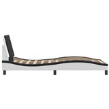  Okvir za krevet bez madraca Zadar bijelo-crni 100x200cm umjetna koža | Eponuda.com
