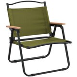  Stolice za kampiranje 2 kom zelene 54x43x59 cm tkanina Oxford | shoptok.hr