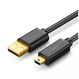 Ugreen Povezovalni kabel USB-A na mini-USB, 1 m, črn