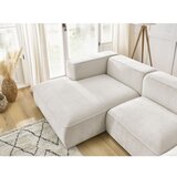 Bobochic Paris Bela kotna sedežna garnitura iz tkanine bouclé (levi kot) Zephyr – | Shoptok.si