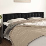  Uzglavlja 2 kom crna 90x5x78/88 cm baršunasta Cijene