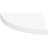  323909 Floating Corner Shelves 4 pcs High Gloss White 35x35x3,8 cm MDF | shoptok.hr