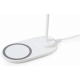 Gembird TA-WPC10-LED-01-W Stona lampa + QI bežični punjač 10W, Beli | Eponuda.com