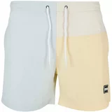 Urban Classics Kupaće hlače boja pijeska / svijetloplava / crna / bijela