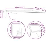  Ručni okvir tende s LED-ima Tamno crvena 4 × 3 m - Tamno crvena Antracit 4 × 3 m | shoptok.hr