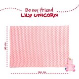 PERLETTI Dekica s plišanom igračkom - jednorog Lily, 22 cm | shoptok.hr