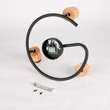  Brilagi - Usmereno svetlo BASKLITE 3xE27/15W/230V drvo/crna | Eponuda.com