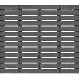  Zidno uzglavlje sivo 96x3x91,5 cm od masivne borovine | shoptok.hr