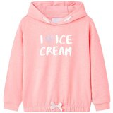  Dječja majica s kapuljačom jarkoružičasta 104 | shoptok.hr