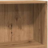 vidaXL Knjižna omara artisan hrast 80x24x76 cm inženirski les | Shoptok.si