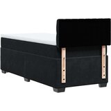 Box spring krevet s madracem crni 80 x 200 cm baršunasti | shoptok.hr