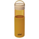 Five boca modern 0,55l 6,8x24cm staklo zuta ( 179695c ) | ePonuda.com
