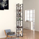 vidaXL Knjižna omara 6-nadstropna bela 40x30x210 cm iverna plošča Cene