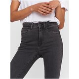 Noisy May Dark Grey Flared Fit Jeans Sallie - Women Cene