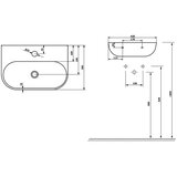 Sapho Bel keramičen umivalnik za WC 42x29 cm Nerissa – | Shoptok.si