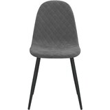  Jedilni stoli 6 kosov temno siv žamet, (20699885) | Shoptok.si