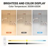  Immax NEO 07328L - LED prigušiva luster na sajli FINO 72W/230V 120 cm roze-zlatna Tuya + daljinski upravljač | Eponuda.com