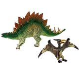  Set of Stegosaurus, Pteranodon Dinosaur Figurines | Shoptok.si