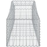  Lučne gabionske košare 40 kom 200x50x40/60 cm pocinčano željezo | shoptok.hr