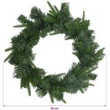  Božićni vijenac Zelena Ø 50 cm PVC i PE | shoptok.hr