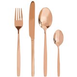 Premier Housewares Pribor 16 kom od nehrđajućeg čelika u bakrenoj boji Avie – Cijene