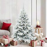 vidaXL Umjetno božićno drvce s stalakom Zelena 150 cm PE i PVC | shoptok.hr
