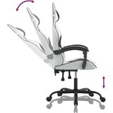  Igraća stolica bijelo-crna od umjetne kože | shoptok.hr