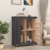  Komoda siva 83x41,5x100 cm trdna borovina, (20654206) | Shoptok.si