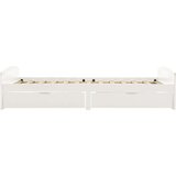  Za krevet s 2 ladice bijeli od masivne borovine 90x200 cm | shoptok.hr