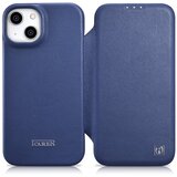 ICARER Usnjena torbica za iPhone 14 Plus z magnetnim zavihkom MagSafe CE Premium Leather blue, (21522047) Cene