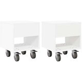  Noćni ormarić 2 pcs Bijelo 40 5 x 40 x 48 cm Konstruirano drvo | shoptok.hr