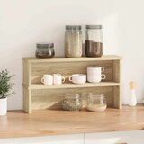 vidaXL Kitchen Racks Stackable 2 pcs sonoma 60x15x16 cm | Shoptok.si