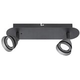  Lampa LED spot Gemini 2x3W 32x8x14cm 850010232 crna mat Cijene
