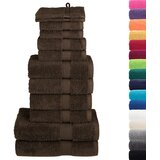  12-dijelni vrhunski set ručnika SOLUND smeđi 600 gsm | shoptok.hr