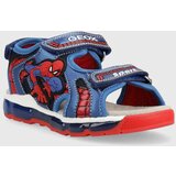 Geox Otroški sandali x Marvel mornarsko modra barva | Shoptok.si