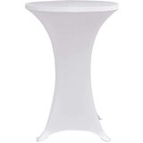 vidaXL navlaka za stol za stajanje Ø 60 cm bijela rastezljiva 4 kom | shoptok.hr