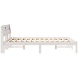  Krevetna konstrukcija Bijelo 120 x 200 cm Čvrsto borovo drvo Bijela 212 x 125.5 x 73 cm | shoptok.hr