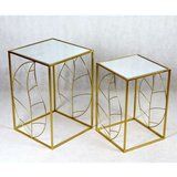  Zidno ogledalo DKD Home Decor zlatan Biljni list 71 x 1 x 97 cm | shoptok.hr