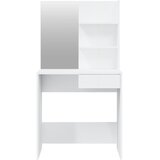  Set toaletni stolić svjetlima sjajni bijeli 74,5x40x141 cm | Eponuda.com