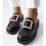 Gemre Black mules with a closed toe Columbus | Shoptok.si