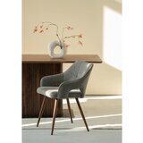 MID.YOU NASLANJAČ, les, kovina, tekstil siva | Shoptok.si