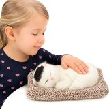  Mačka koja spava na jastuku sa zvučnim efektima - bijelo/crno/smeđa | Shoptok.si
