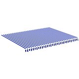  Zamjenska tkanina za tendu plavo-bijela 4,5 x 3,5 m | Eponuda.com