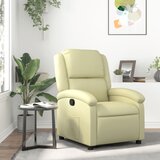  The Living Store Naslanjač krem iz pravega usnja - Naslanjač, (21454431) | Shoptok.si