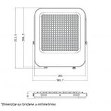 LENSLUX LED reflektor IK03 200W 6500K | ePonuda.com