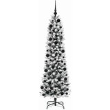 vidaXL Umestno božično drevo med 300 LED Zelena in bela 180 cm | Shoptok.si