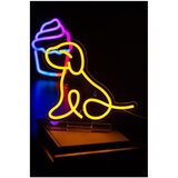 Leitmotiv Žuta LED neonska lampa 5 W Sitting Dog – | shoptok.hr